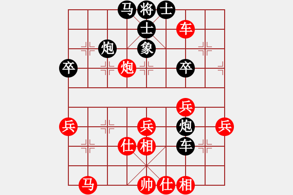 象棋棋譜圖片：教父(月將)-負(fù)-萬山金佛(6段) - 步數(shù)：50 