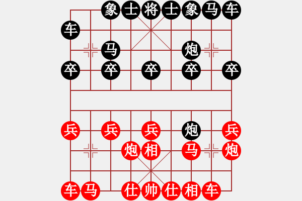 象棋棋譜圖片：后勝周燁 - 步數(shù)：10 