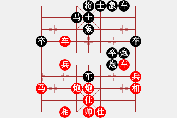 象棋棋譜圖片：1 - 步數(shù)：40 