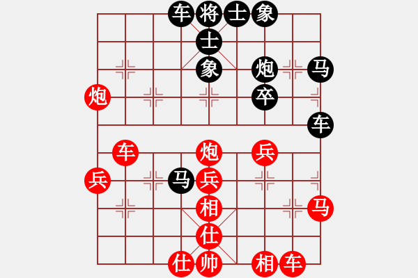 象棋棋譜圖片：彌勒佛主(天罡)-勝-狂沙吹盡(無極) - 步數(shù)：40 