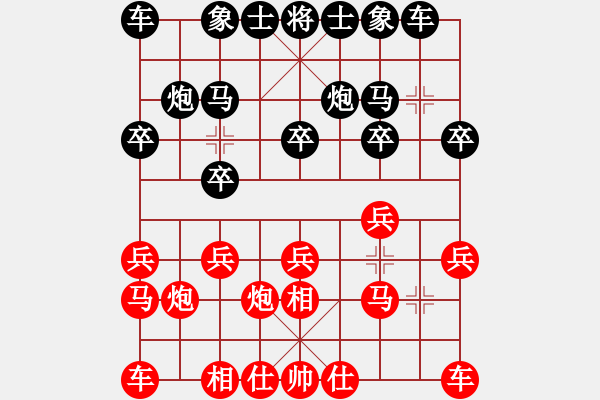 象棋棋譜圖片：gogogogg(1段)-勝-厚德奇緣(5段) - 步數(shù)：10 