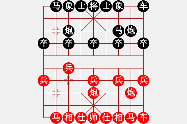 象棋棋譜圖片：杏花村牧童(9星)-和-cutibd(北斗) - 步數(shù)：10 