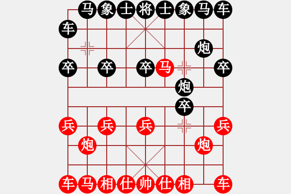 象棋棋譜圖片：hn果子貍[紅] -VS- 盜用賬戶[黑] - 步數(shù)：10 