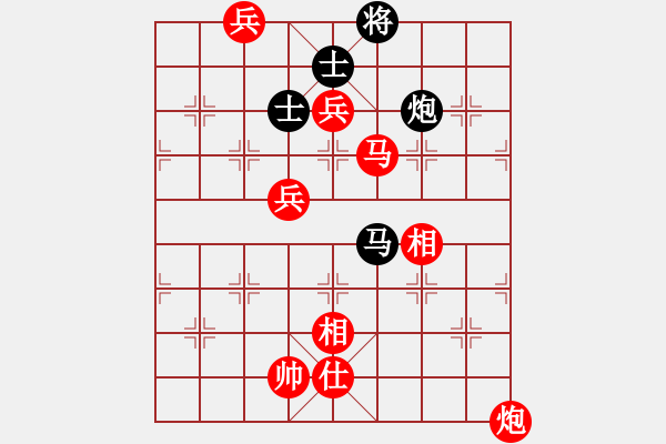 象棋棋譜圖片：棋局-4444c1R N - 步數(shù)：30 