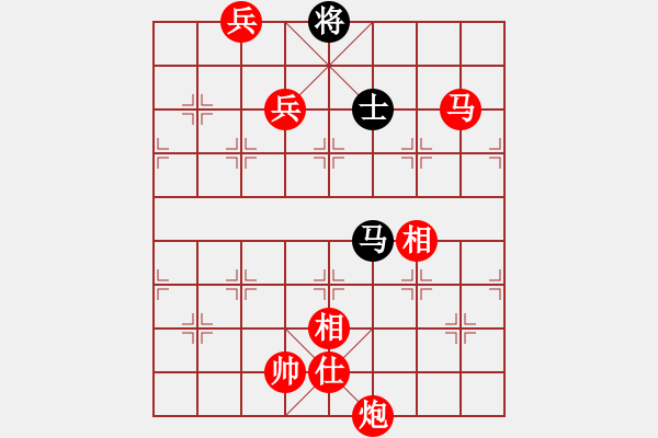 象棋棋譜圖片：棋局-4444c1R N - 步數(shù)：40 