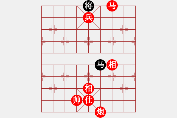 象棋棋譜圖片：棋局-4444c1R N - 步數(shù)：47 