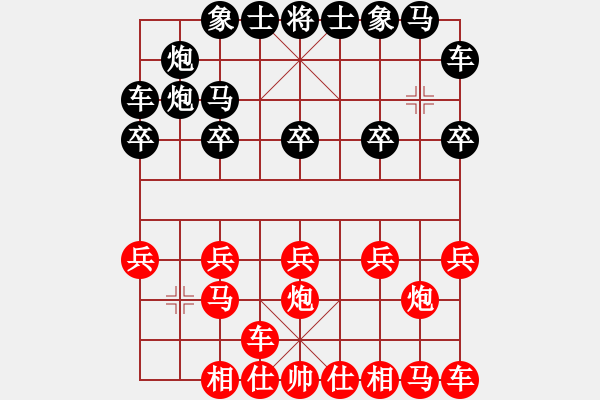 象棋棋譜圖片：將你一軍AAA[紅] -VS- 盜用賬戶[黑] - 步數(shù)：10 