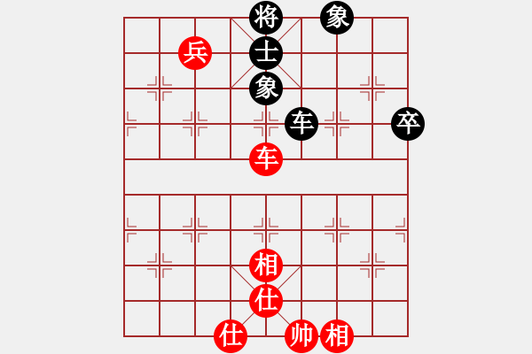 象棋棋譜圖片：真牛(2段)-和-弱點(5段) - 步數(shù)：100 