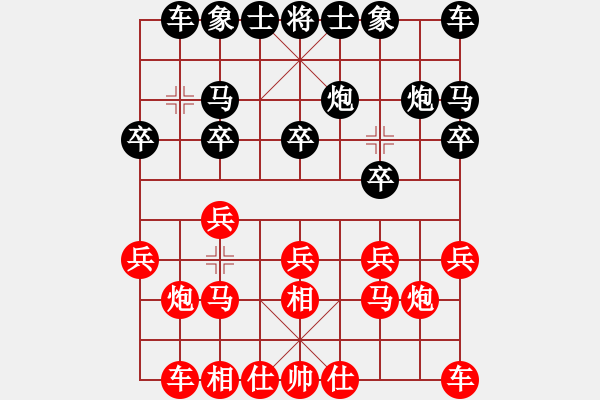 象棋棋譜圖片：大師群-佛光劍VS大師群樺(2013-9-29) - 步數(shù)：10 