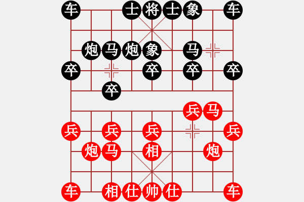 象棋棋譜圖片：瓊洲一絕(9段)-和-華東小怪(月將) - 步數(shù)：10 