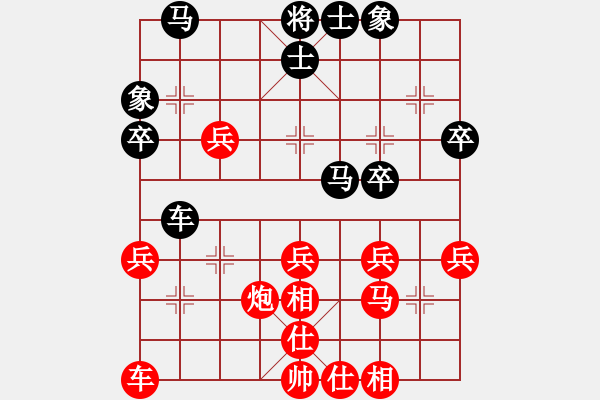 象棋棋譜圖片：豹子頭(6段)-勝-巨商(9級) - 步數(shù)：40 