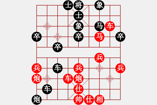 象棋棋譜圖片：帥到臉?biāo)⒖?6段)-勝-屠龍刀客(月將) - 步數(shù)：40 