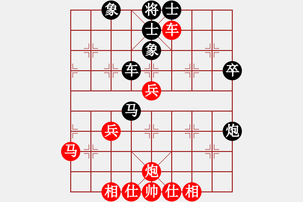 象棋棋譜圖片：華叔(8段)-和-處女座(8段) - 步數(shù)：60 