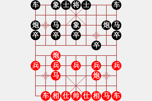 象棋棋譜圖片：第7輪10臺(tái) 太原王洪剛先負(fù)太原趙鑫 - 步數(shù)：10 