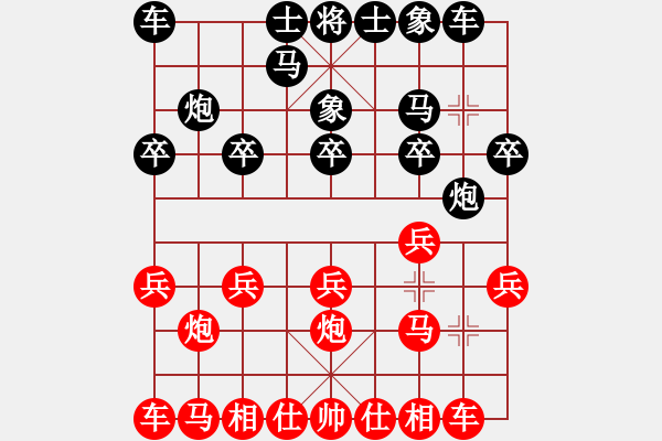 象棋棋譜圖片：天龍奕天緣(7段)-負(fù)-雙核梅花雨(9段) - 步數(shù)：10 