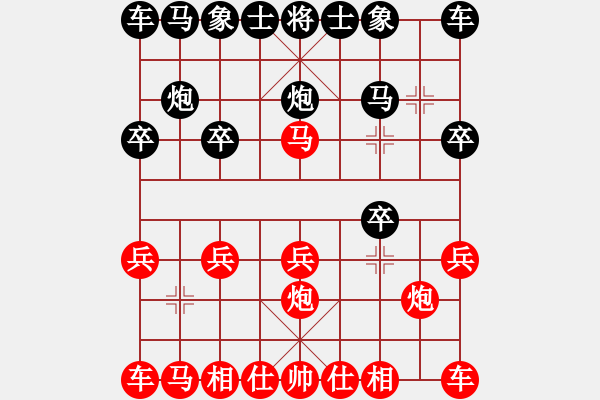 象棋棋譜圖片：不游泳的魚(7段)-勝-安順大俠(3段) - 步數(shù)：10 