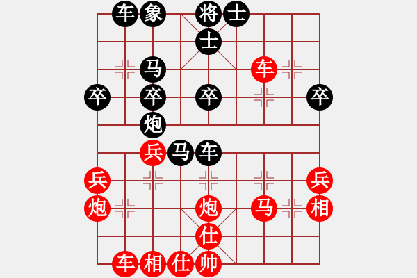 象棋棋譜圖片：遼南一霸(2段)-負(fù)-苦練象藝(3段) - 步數(shù)：40 