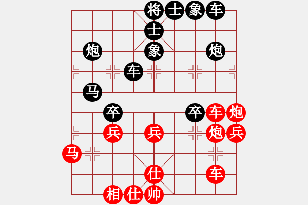 象棋棋譜圖片：去棋中論壇(月將)-勝-流水刀(7段) - 步數(shù)：40 