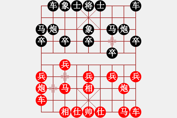 象棋棋譜圖片：安徽東毒(5段)-勝-非洲軍團(tuán)(4段) - 步數(shù)：10 