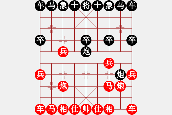 象棋棋譜圖片：下棋心情好(4段)-勝-tuyettrang(3段) - 步數(shù)：10 