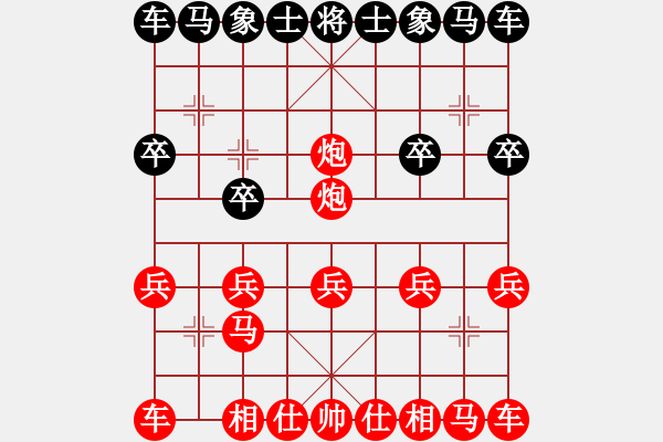 象棋棋譜圖片：重炮 - 步數(shù)：13 