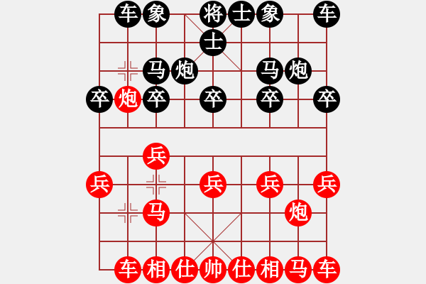 象棋棋譜圖片：八嘎喇叭奧[2823468700] -VS- 擦肩[1959417087] - 步數(shù)：10 