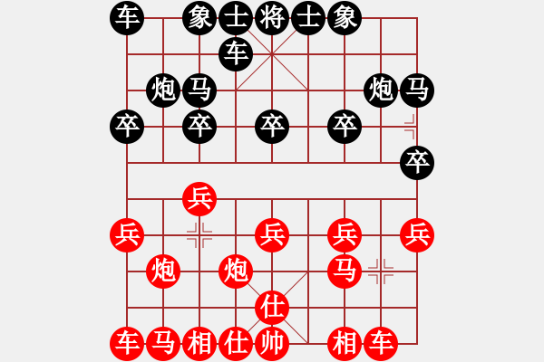 象棋棋譜圖片：孔夫子 和 分紅比例符合技術(shù)開 - 步數(shù)：10 