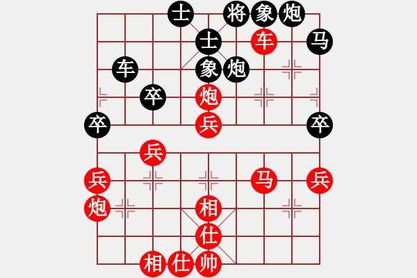 象棋棋譜圖片：棄車保帥（業(yè)九一） 勝 昆侖 D55 中炮雙直車對后補(bǔ)列炮 - 步數(shù)：60 