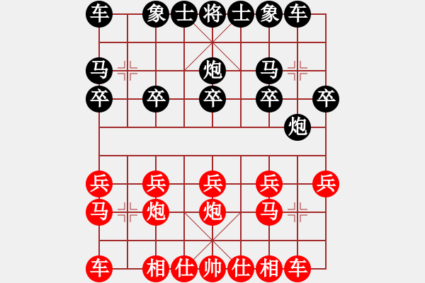 象棋棋譜圖片：三戒法師[351687295] -VS- 棋緣閣-淡淡隨心說[2424763065] - 步數(shù)：10 