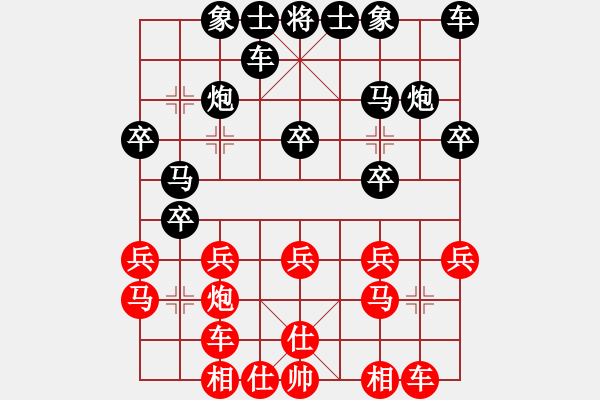 象棋棋譜圖片：2019.7.9.7評(píng)測(cè)后勝巡河炮晉升8-1 - 步數(shù)：20 