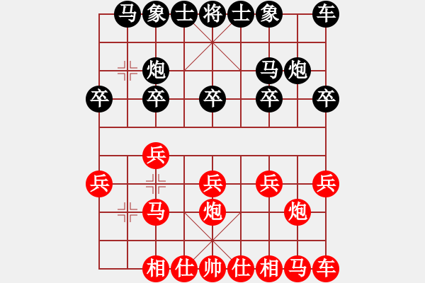 象棋棋譜圖片：專殺特級(jí)大師[593456279] -VS- 火燒連營(yíng)[861896684] - 步數(shù)：10 