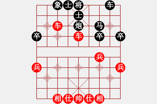 象棋棋譜圖片：卓靈(6段)-負-南朱雀(3段) - 步數：40 