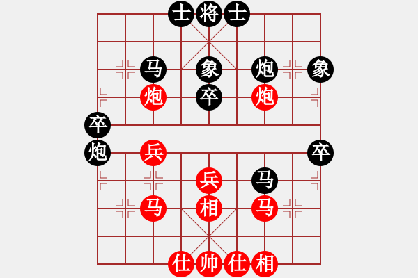 象棋棋譜圖片：小聰明(天帝)-和-云霄阿剛(9段) - 步數(shù)：50 