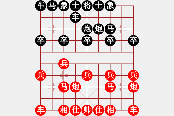 象棋棋譜圖片：大眼睛[517177227] -VS- 橫才俊儒[292832991]（精心博弈） - 步數(shù)：10 