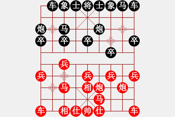 象棋棋谱图片：苗永鹏     先负 张申宏     - 步数：10 