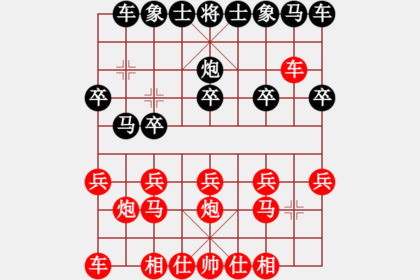 象棋棋譜圖片：150920 公開女子組 第5輪 第2臺 鄭麗晴 勝 田涵菱 - 步數(shù)：10 