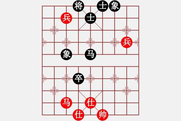 象棋棋譜圖片：快樂生活[1809776765]（勝） -VS- 永不言敗[416703245] - 步數(shù)：110 