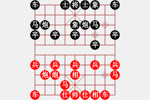 象棋棋譜圖片：09-07-30 東邪[1036]-勝-沙田楷[965] - 步數：10 