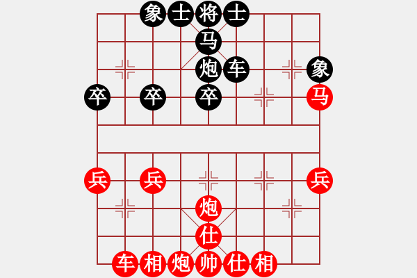 象棋棋譜圖片：弈海張桐雨 先勝 綠化路王梓旭.pgn - 步數(shù)：40 