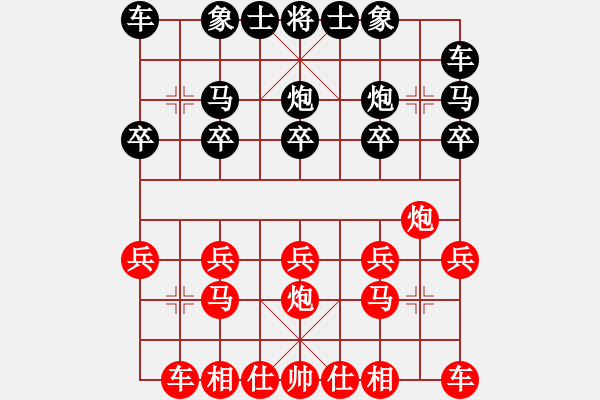 象棋棋譜圖片：stroller(4段)-勝-流暢(9段) - 步數(shù)：10 