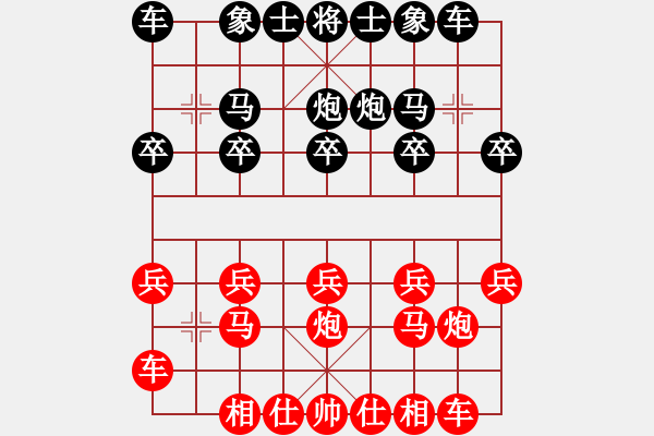 象棋棋譜圖片：析哥[黑] -VS- 手心里的溫柔[紅] - 步數(shù)：10 