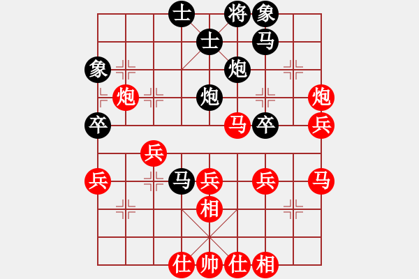 象棋棋譜圖片：析哥[黑] -VS- 手心里的溫柔[紅] - 步數(shù)：40 