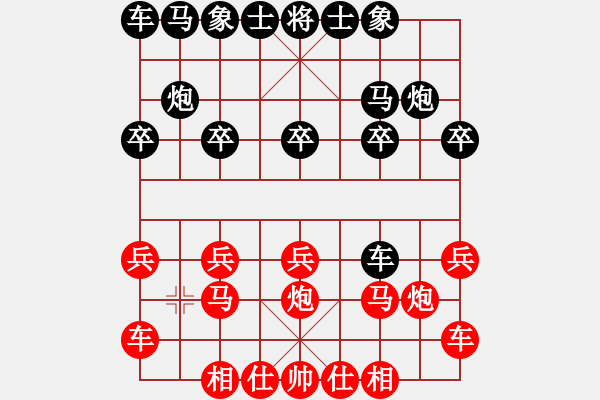 象棋棋譜圖片：20140111 1942 刂囗厈℡[1223689944] - 紅旗飄飄[1205650492] - 步數：10 