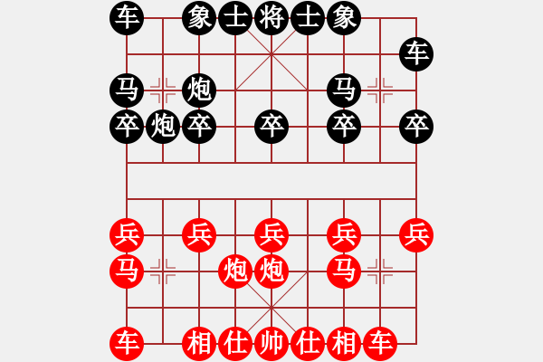 象棋棋譜圖片：東莞鳳崗第4季-第1輪-譚琳琳先勝藍(lán)政鴻 - 步數(shù)：10 