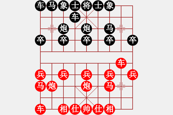 象棋棋譜圖片：星海棋苑聯(lián)盟 星海-祥政 先勝 其中奧秘 - 步數(shù)：10 