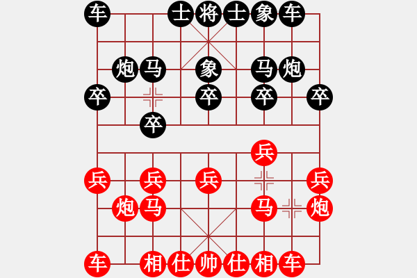 象棋棋谱图片：许国义 先和 张申宏 - 步数：10 