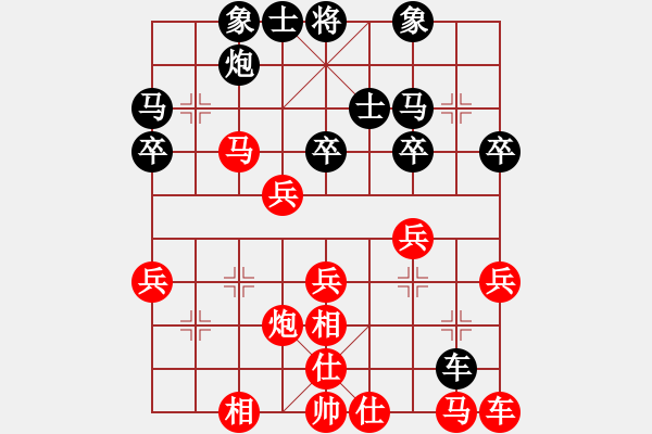 象棋棋譜圖片：chenshenga(8段)-負(fù)-臨時(shí)過客(4段) - 步數(shù)：30 