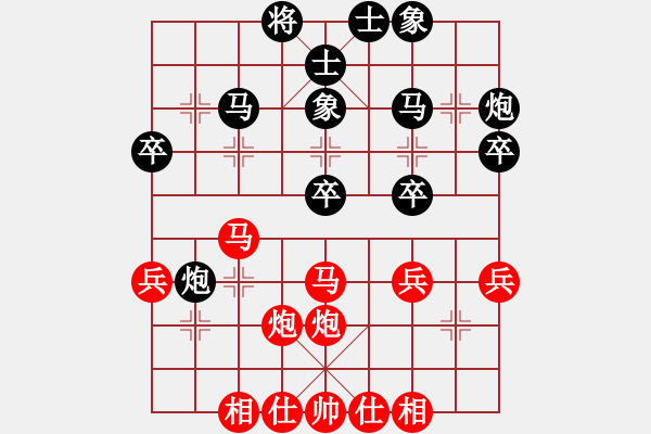 象棋棋谱图片：bbboy002(1段)-胜-huycodon(5段) - 步数：31 