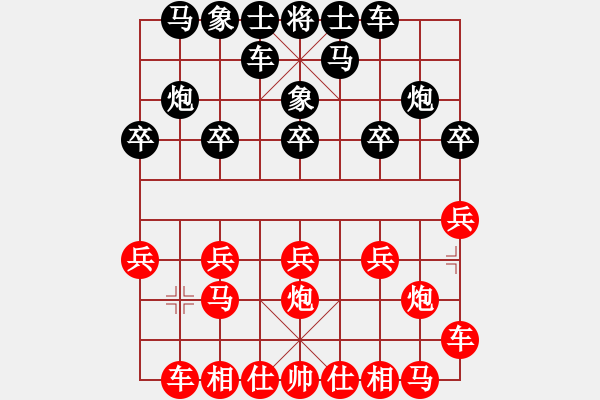 象棋棋譜圖片：987局 A08- 邊兵局-旋風(fēng)引擎23層(2747) 先勝 許褚(1300) - 步數(shù)：10 