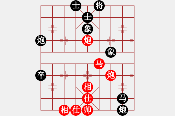 象棋棋譜圖片：五七炮進(jìn)三兵VS屏風(fēng)馬三卒 - 步數(shù)：60 